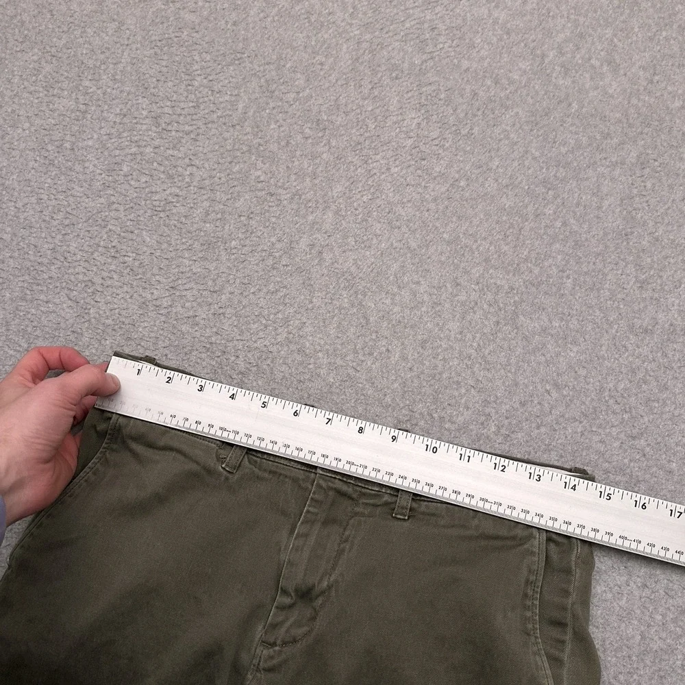 J.CREW 484 Slim Fit Stretch Chino Pants Mens 29x30* Green Straight Preppy Office
